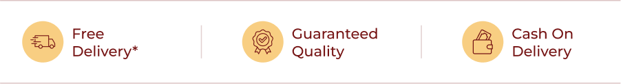 Free delivery, guaranteed quality, cash on delivery