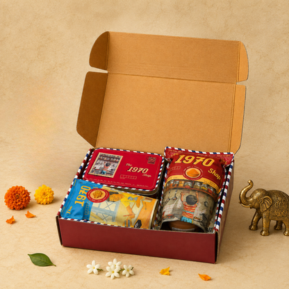 1970 Ki Yaadein Rakhi hamper from The 1970 Shop