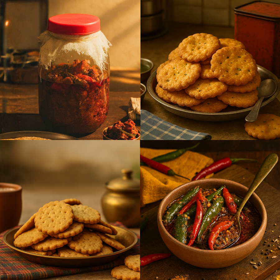 Achaar & Mathri Combo
