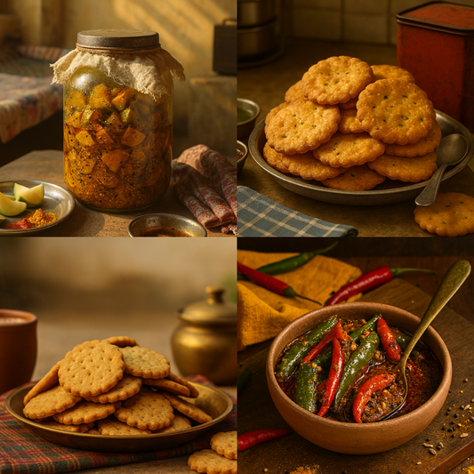 Achaar & Mathri Combo