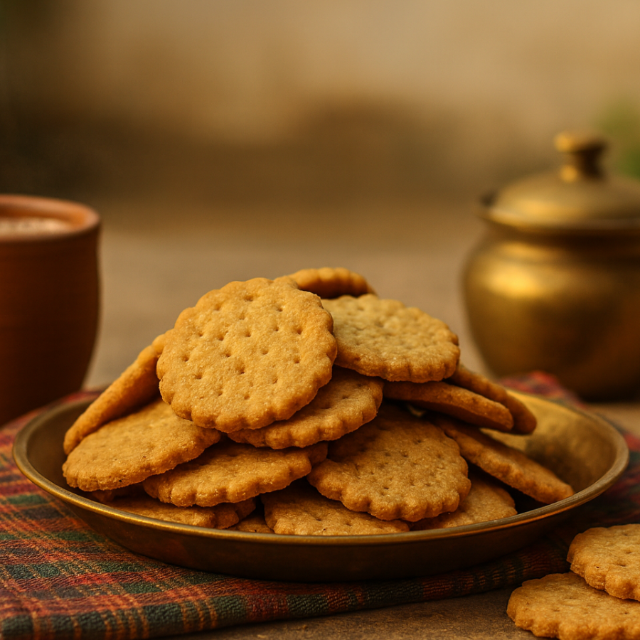 Atta Mathri (Ajwain)