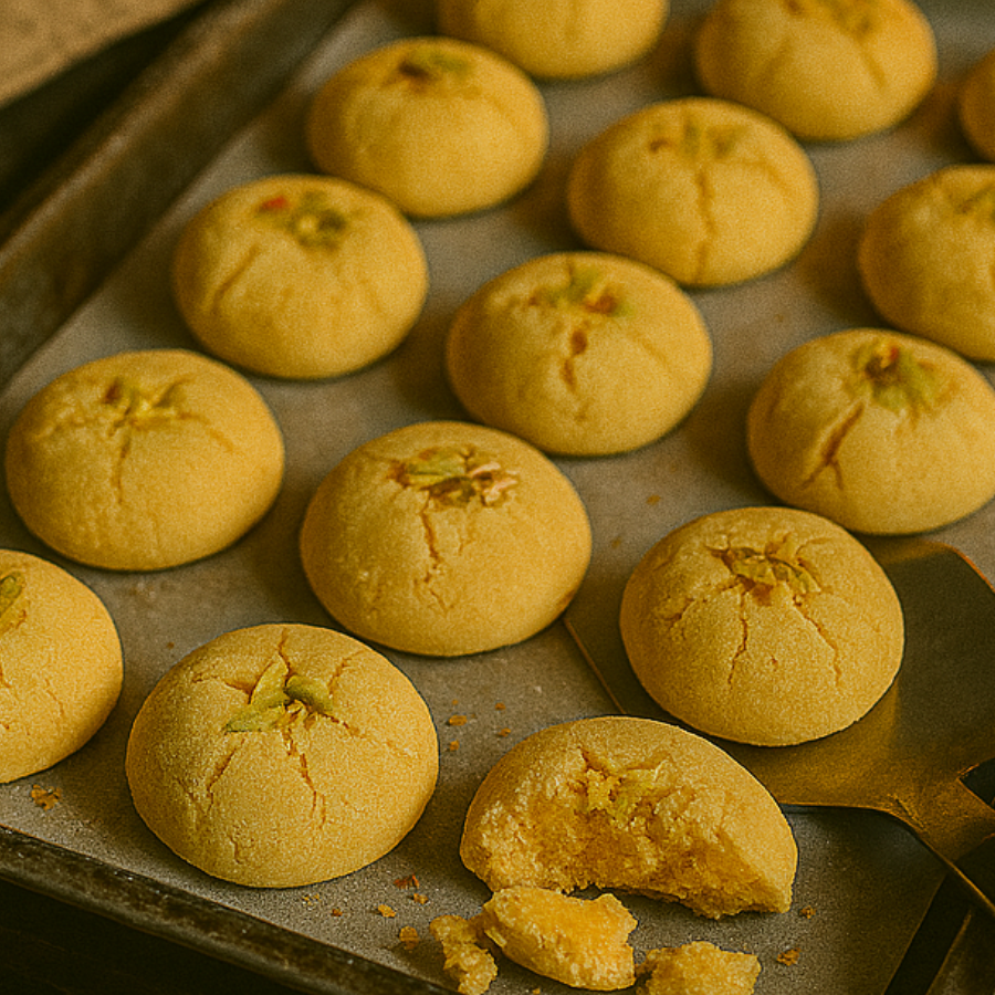 Besan Nankhatai Cookies (Eggless)