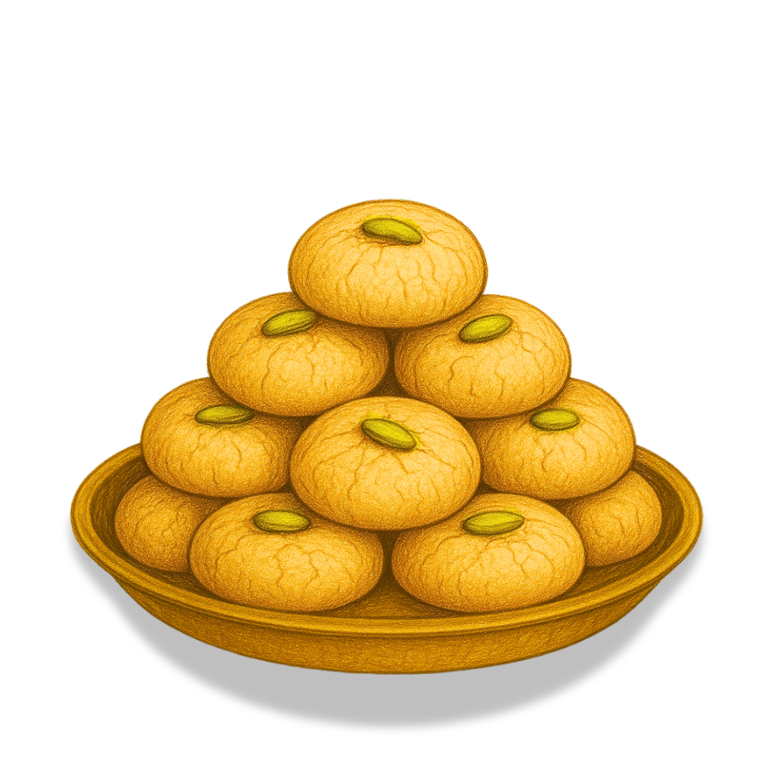 Besan Nankhatai Cookies (Eggless)
