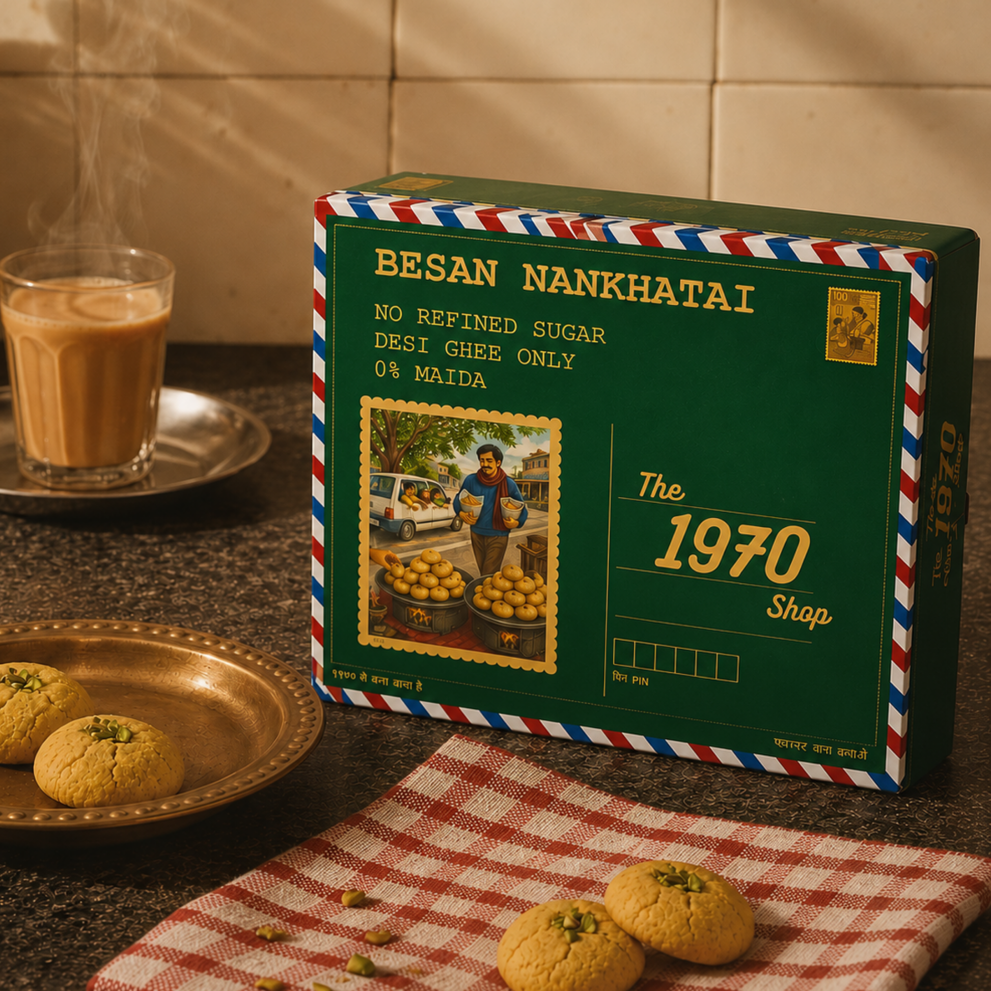 Besan Nankhatai Cookie