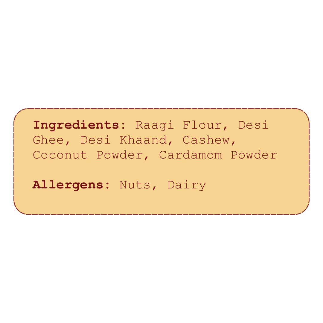 Raagi Nankhatai Millet Cookie