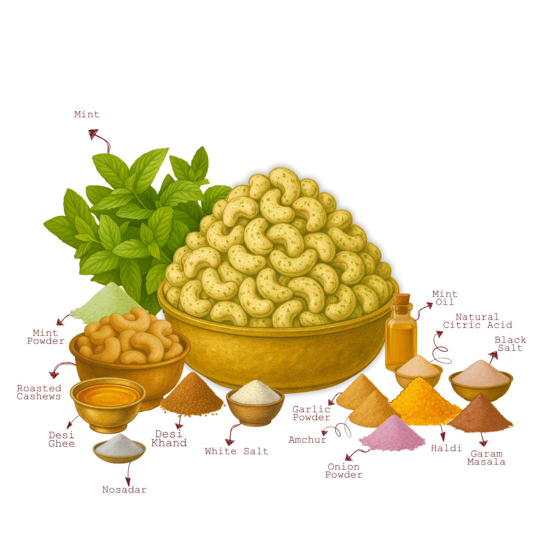Pudina Cashews