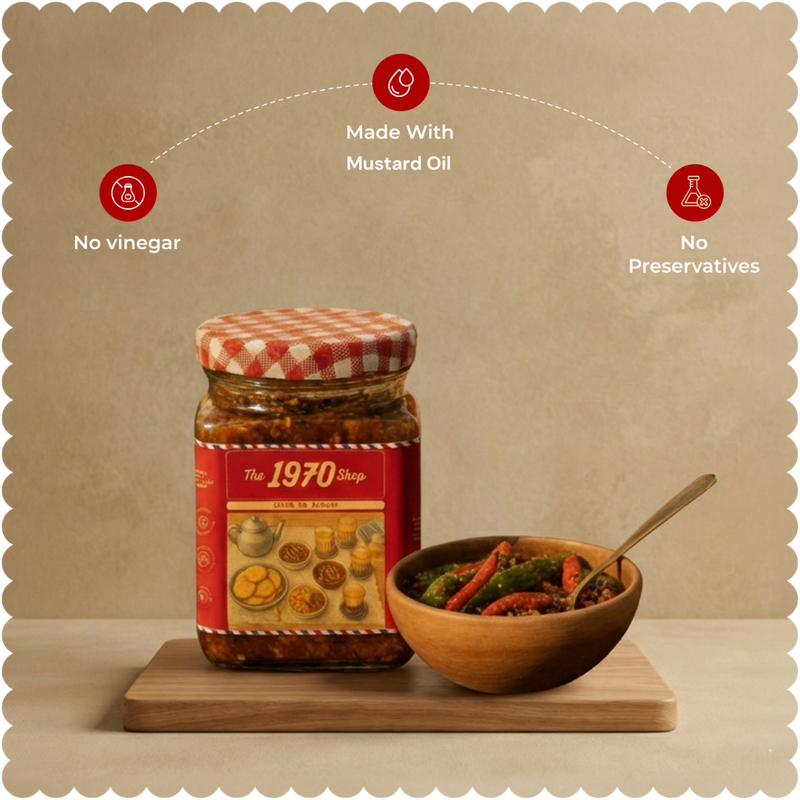 Mirch ka Achaar (Green Chilli Pickle)