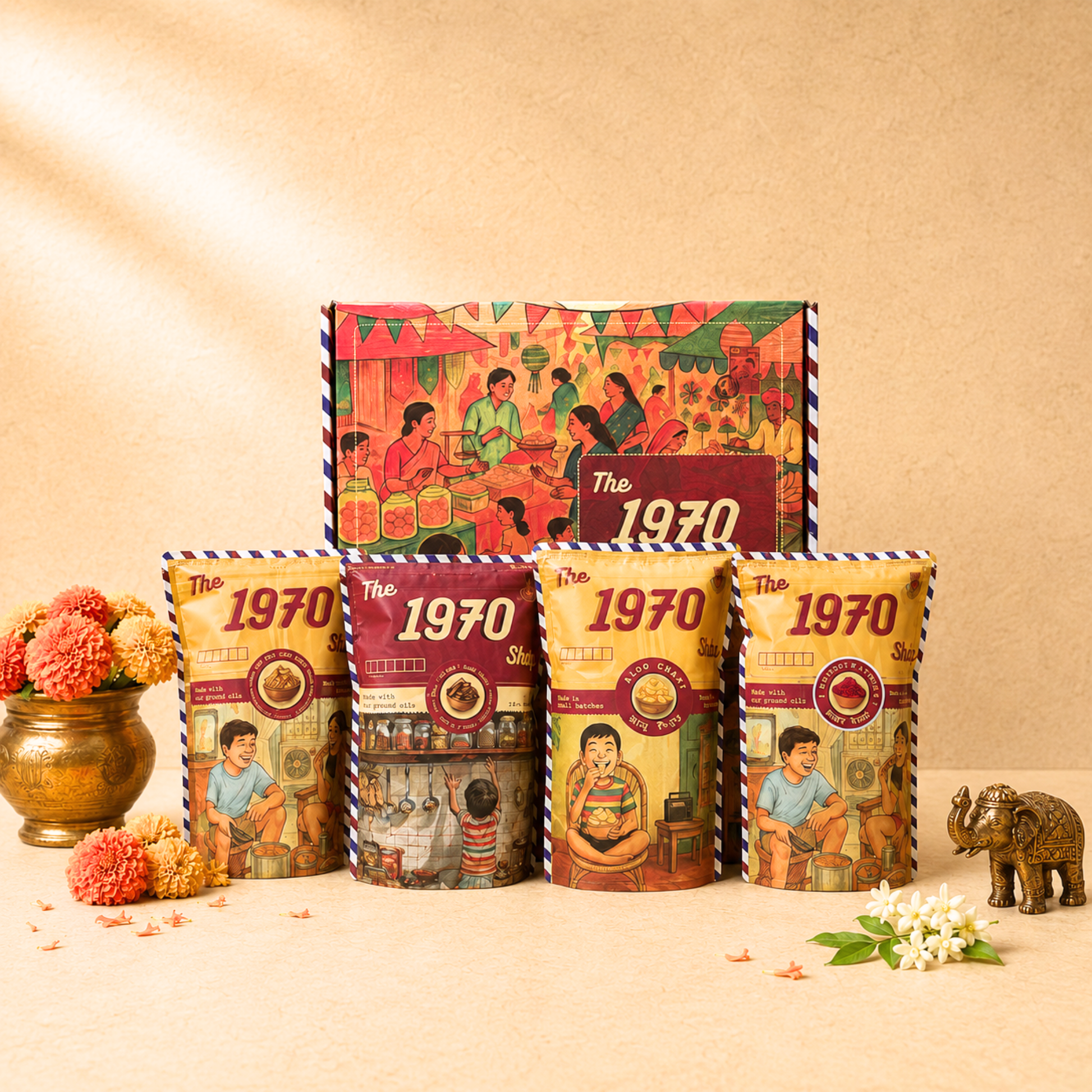 Bachpan Ke Chips Rakhi hamper from The 1970 Shop