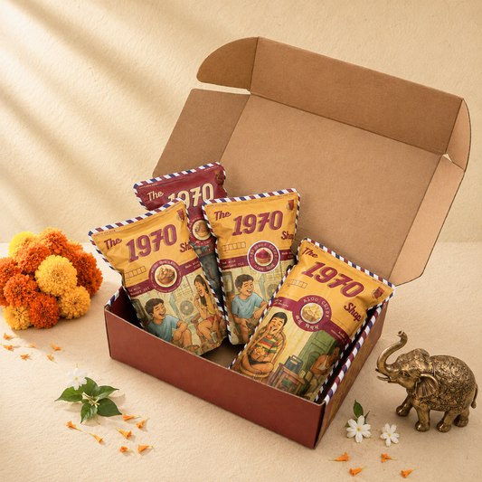 Bachpan Ke Chips Rakhi hamper from The 1970 Shop