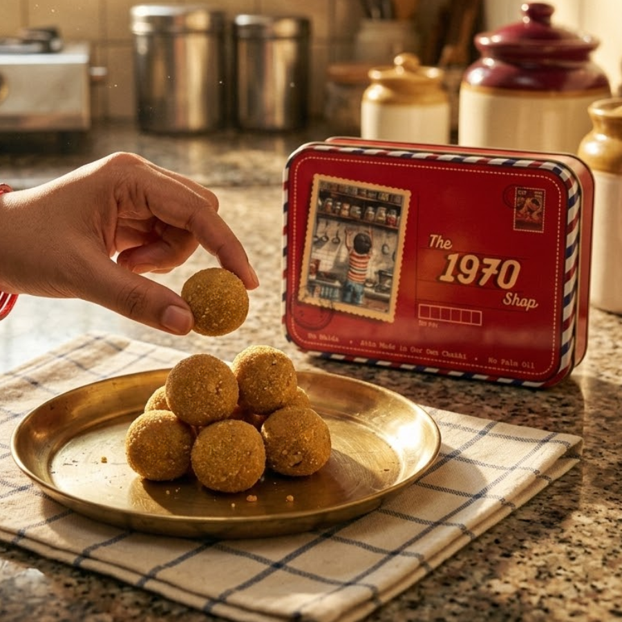 Besan Laddoo (Desi Ghee)