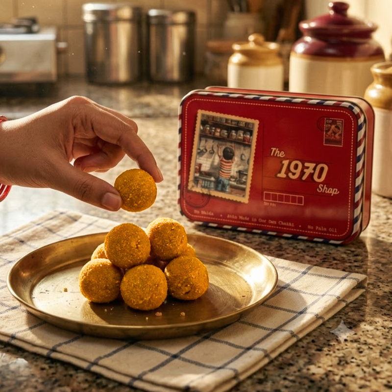 Besan Laddoo (Desi Ghee)