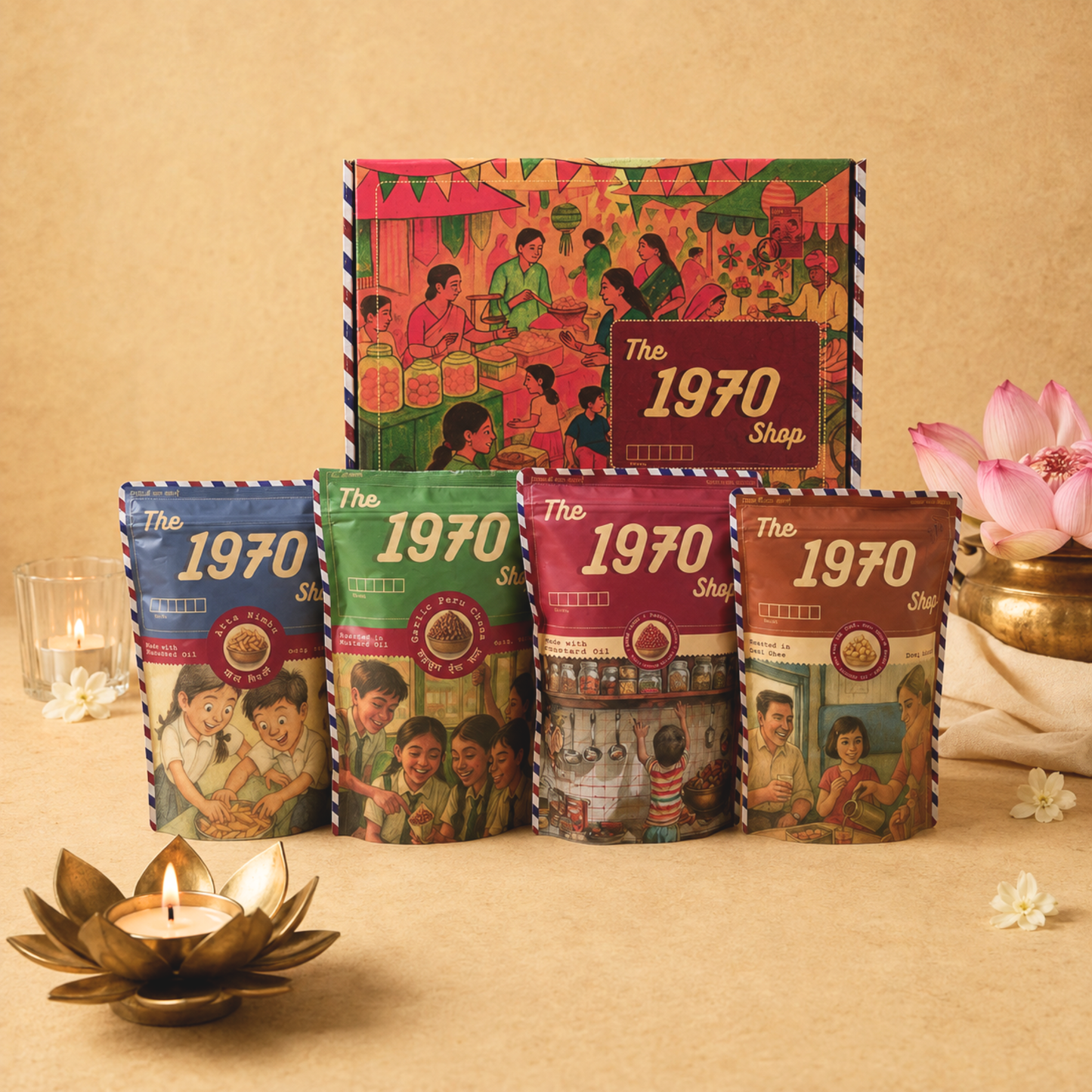 Bhai Ka Chakhna Dabba Rakhi hamper from The 1970 Shop