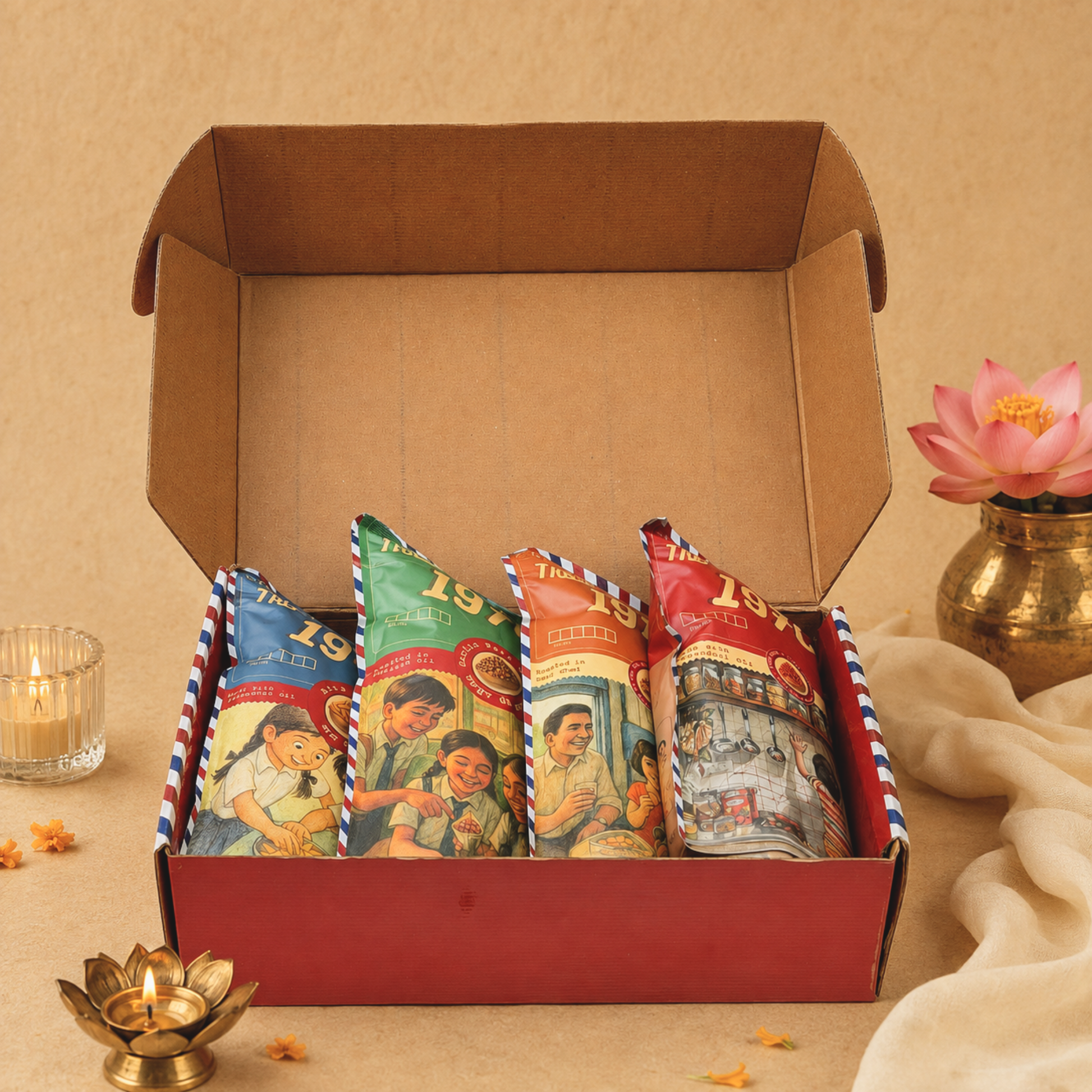 Bhai Ka Chakhna Dabba Rakhi hamper from The 1970 Shop