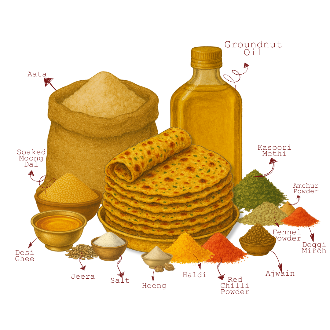 Dal Parantha (Ready to Eat)