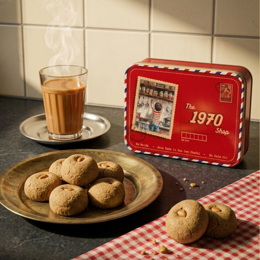 Jowar Nankhatai Cookies (Millet, Eggless)