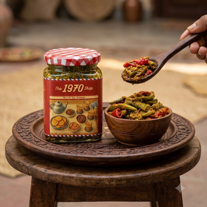 Mirch ka Achaar (Green Chilli Pickle)