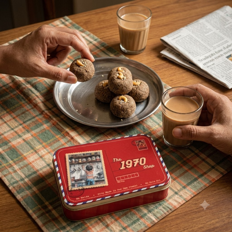 Raagi Nankhatai Cookies (Millet, Eggless)