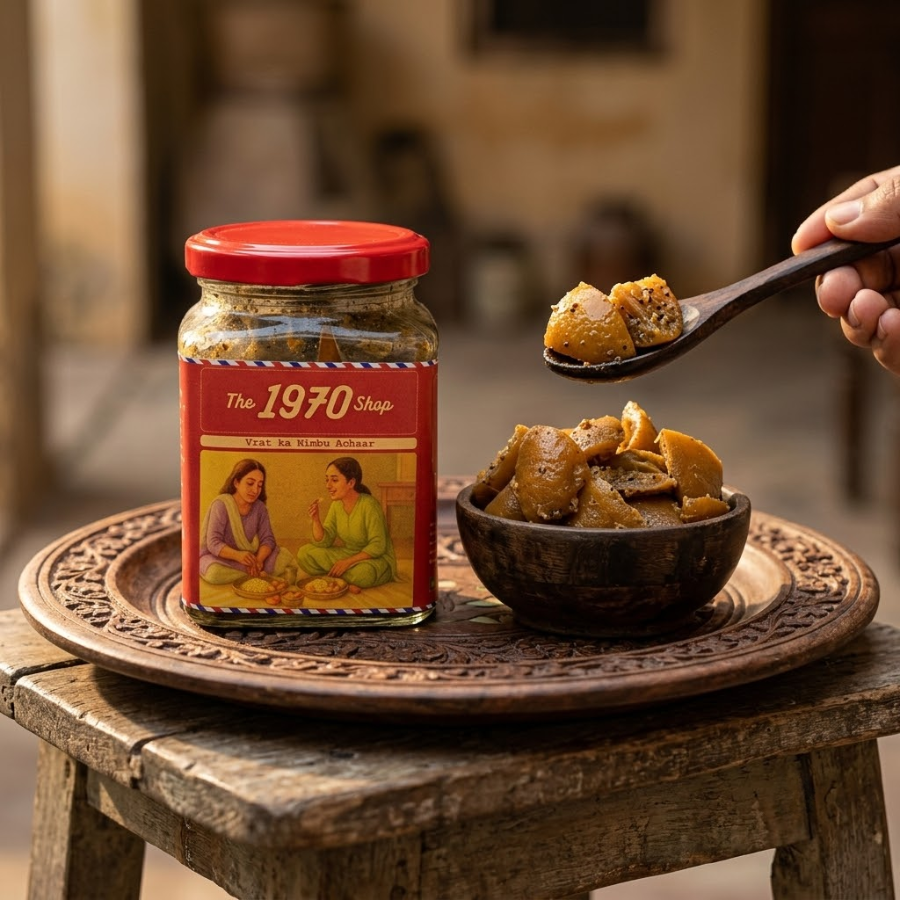 Vrat ka Nimbu Achaar (Fasting Pickle)
